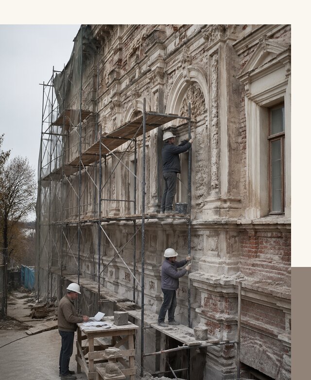 Реставрация объектов культурного наследия под ключ в Дивногорске